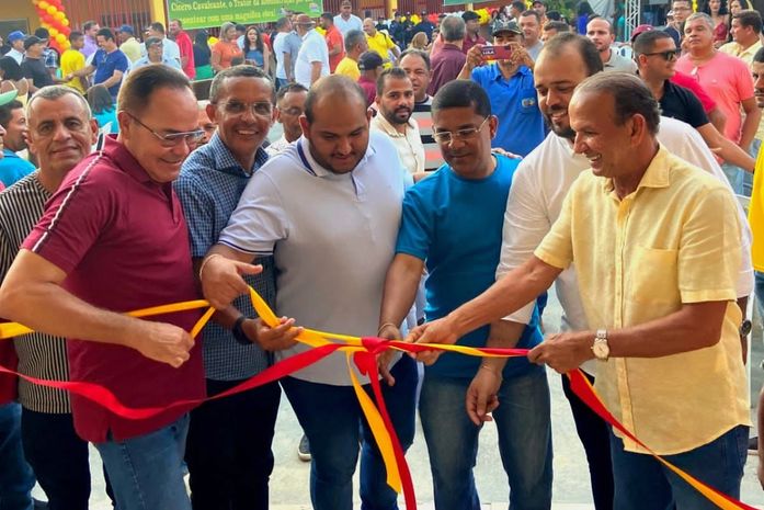Prefeito Fernando Cavalcante inaugura obras na zona rural