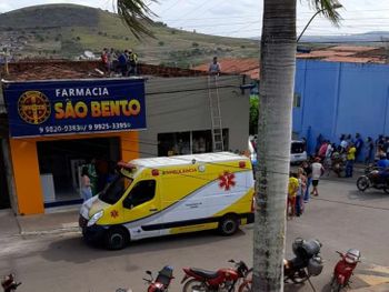 Pintor sofreu choque elétrico enquanto trabalhava.