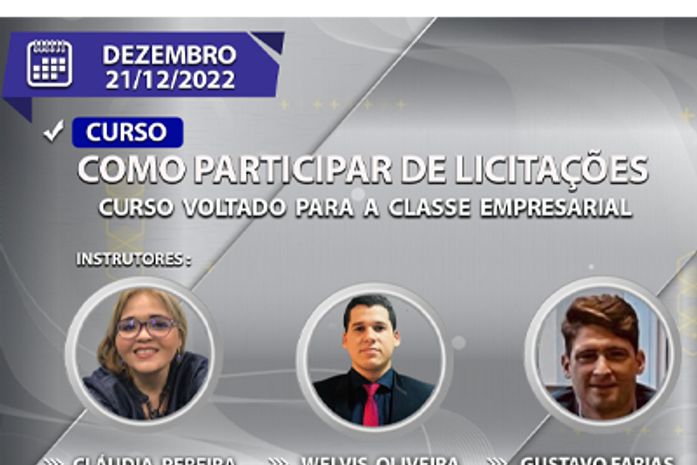 CGAP lança curso de licitações exclusivo para classe empresarial