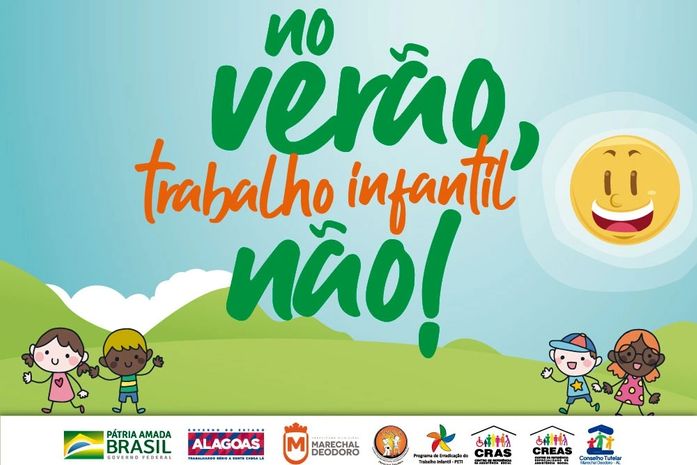 No Verão, Trabalho Infantil Não: Campanha de combate ao trabalho infantil será lançada na Praia do Francês