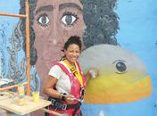 NobreViverdeArte: ela vendia flau e hoje transforma vidas através da arte