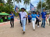 Campanha Pé no Chão do Delegado Thiago Prado chega na orla de Maceió