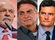 Lula, Bolsonaro e Moro disputam Presidência da República em 2022