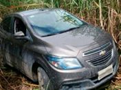 Um dos carros encontrados