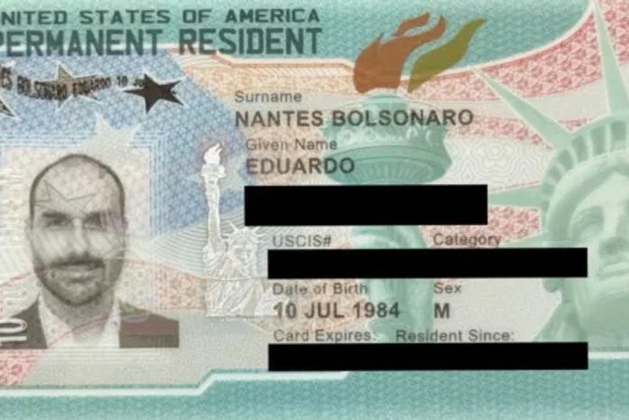 Governo Trump concede green card a Eduardo Bolsonaro