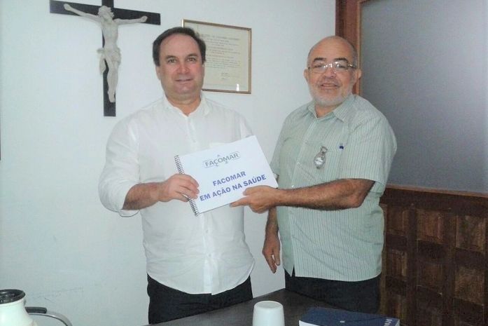 Prefeito Luciano lamenta a morte do amigo e ex-presidente da Facomar, Brás Farias