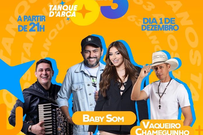 Tanque d’Arca promove programação especial pelos 63 anos de emancipação política