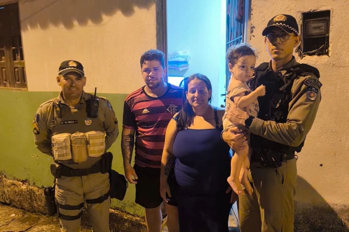Guarnição da Polícia Militar presta socorro e salva bebê vítima de engasgo em Maceió