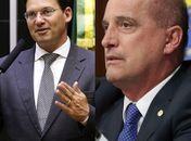 João Roma e Onyx Lorenzoni