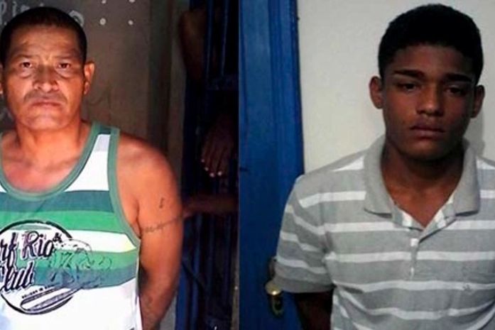 Erisvaldo dos Santos Gomes e Giliard Ferreira da Silva presos acusados de duplo homicídio