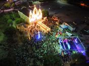 Chegada do Papai Noel e Cantata de Natal emocionam os delmirenses presentes na Praça da Igreja da Vila