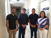 Secretários de São Miguel dos Campos são recebidos pela Deputada Estadual Fátima Canuto
