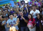 Fátima Canuto reúne multidão em Maragogi ao lado de Dani da Elba e Álvaro Lira