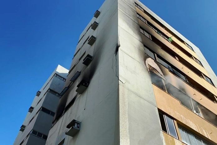 14 unidades do edifício foram interditadas pela Defesa Civil.