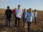 Yale visita área da construção da Central de Tratamento de Resíduos