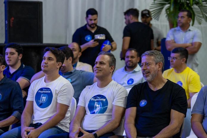 Convenção do PP e do União Brasil leva pela primeira vez o presidente da Câmara dos Deputados ao município de Maravilha