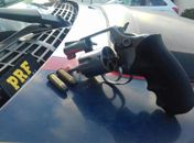 Arma apreendida na BR-316