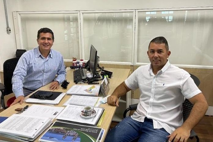 Marco Pilla recebe vereador Pablo, em São Paulo