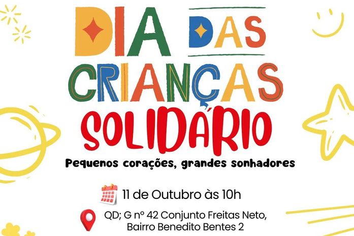 Dia das Crianças Solidário no conjunto Freitas Neto