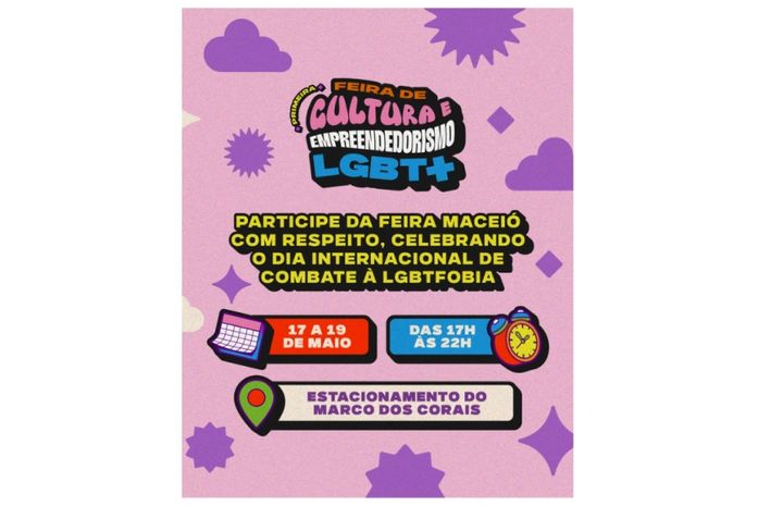Secretaria da Mulher promove a Primeira Feira de Cultura e Empreendedorismo LGBT+ de Maceió