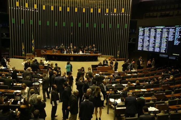 Plenário da Câmara dos Deputados, em Brasília
