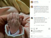 JHC anuncia nascimento da primeira filha: "O pai ta on e babão"