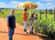 Topografia para  acesso em asfalto da BR-316 do Moreira até Lagoa da Canafístula é iniciada

