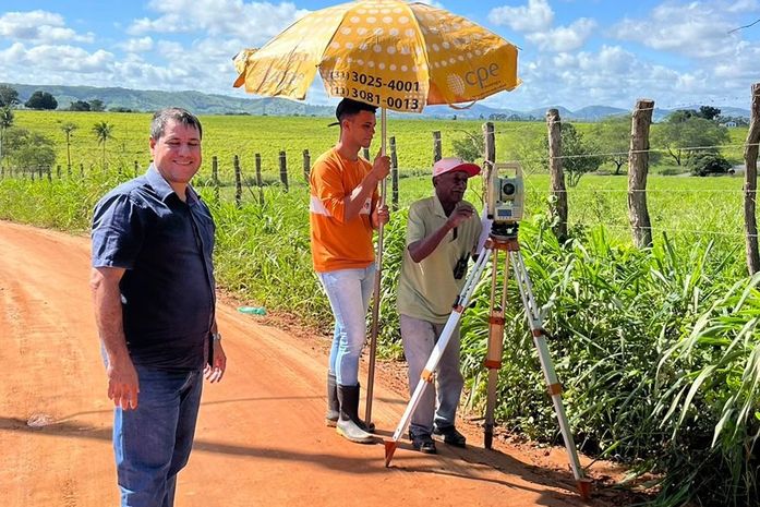 Topografia para acesso em asfalto da BR-316 do Moreira até Lagoa da Canafístula é iniciada