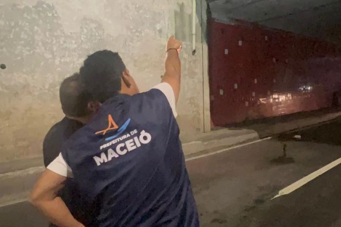 Obras no viaduto da Leste-Oeste avançam após reparo emergencial da BRK