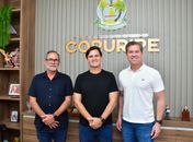 Prefeito Marcelo Beltrão, Deputado Marx Beltrão e Codevasf definem em reunião início da pavimentação asfáltica no município
