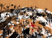 Ilustração de Fernando Vilela mostra guerra pela liberdade 