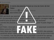 Texto dizendo que pessoas assintomáticas não transmitem o coronavírus é falso