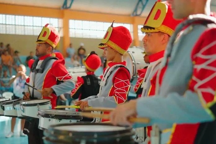 Banda de escola arapiraquense representa Alagoas no Campeonato Norte Nordeste de Fanfarras
