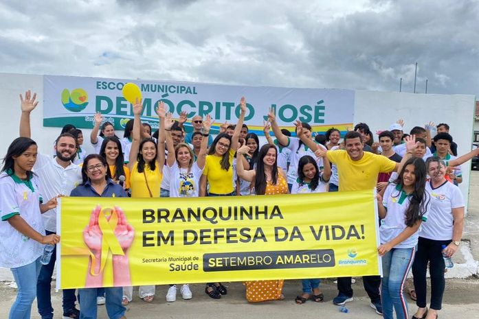 Setembro Amarelo: Saúde de Branquinha promove ações em alusão à campanha