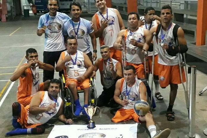 Equipe de Paravôlei do Complexo Tarcizo Freire é campeã na etapa Maceió