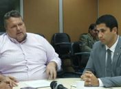 Coronel Lima Júnior e o Delegado Fábio Costa