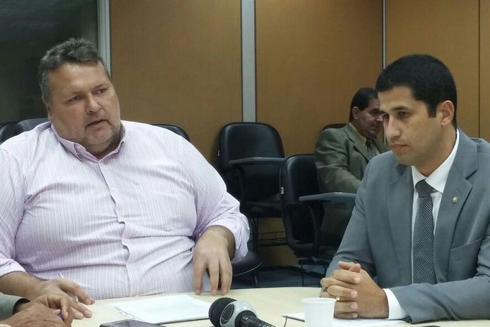 Coronel Lima Júnior e o Delegado Fábio Costa