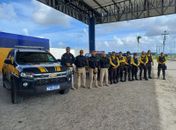 Operação Rodovida: PRF em ação conjunta à SMTT fiscaliza motocicletas, em Rio Largo