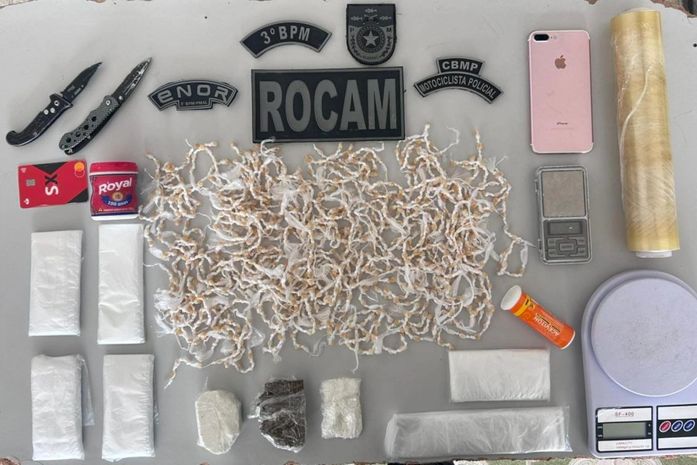 Homem é preso com quase mil pedras de crack, em Arapiraca