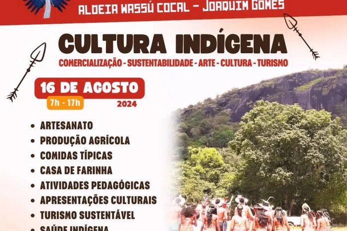 1ª Feira Cultural Indígena Wassú Cocal celebra tradição e cultura em Joaquim Gomes