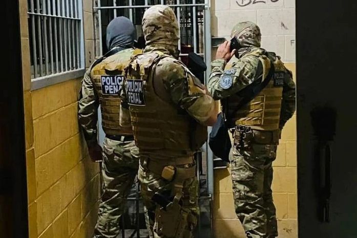 Policias penais flagram tentativa de fuga em Presídio de Segurança Máxima de Maceió