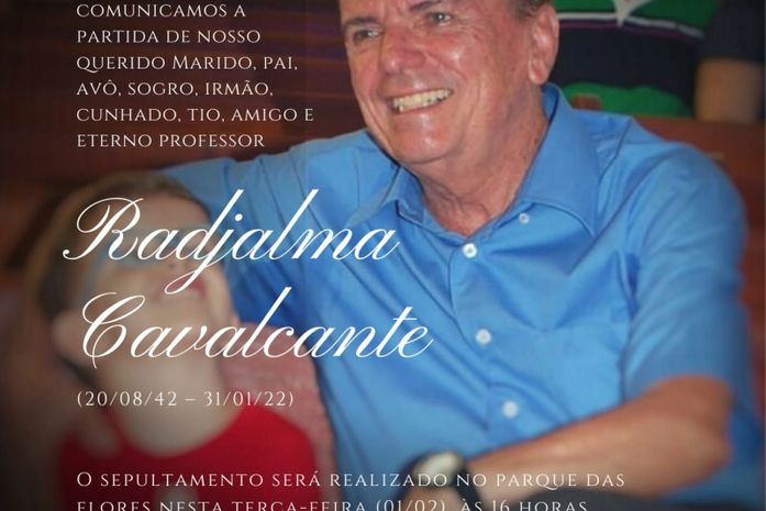 Morre economista e professor aposentado Radjalma Cavalcante