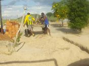 

Coletivo Cultural Quilombo de Saias e Luta inicia construção da sede  própria, no Quilombo Lagoa do Algodão, Alagoas. 
