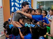 Prefeito Marcelo Beltrão inaugura nova escola em Lagoa do Pau