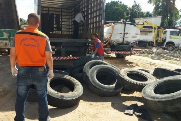 Campanha de recolhimento de pneus em AL acontece de 3 a 7 de dezembro