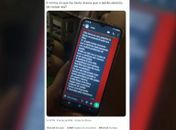 Neta viraliza ao postar mensagem de criminoso que ficou com dó de aplicar golpe em idosa: 'Tanto drama que ladrão desistiu'