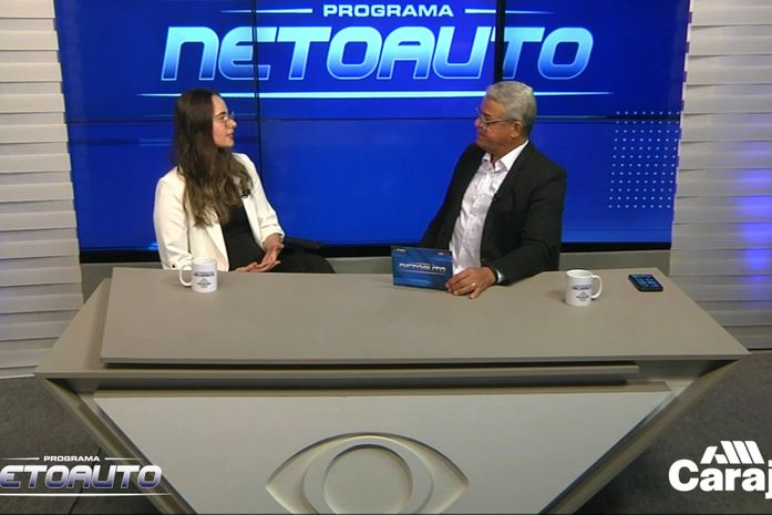 Programa Neto Auto entrevista a nutricionista Raquel Vasconcelos