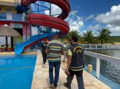 Parque aquático em Girau do Ponciano é interditado por lançar água sem tratamento em açude
