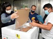 Alagoas recebe doses de Coronavac