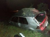 Capotamento deixa quatro pessoas feridas na AL-145